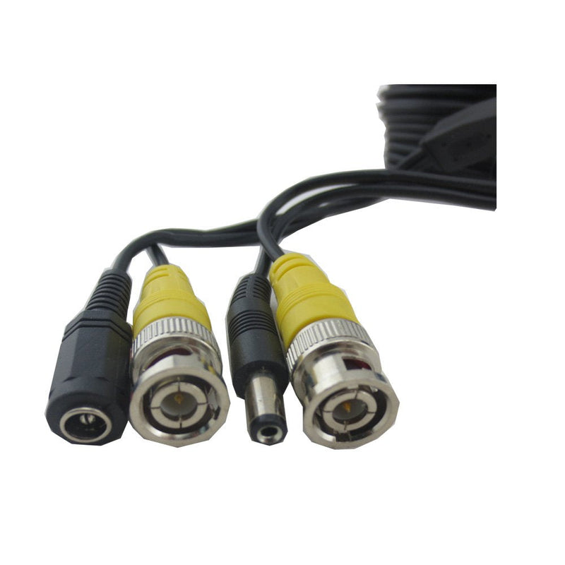 Henxlco 4 Pack 10ft CCTV Security Surveillance Camera Video Power Cable Pre-Made All-in-One BNC RCA Cable 10feet *4