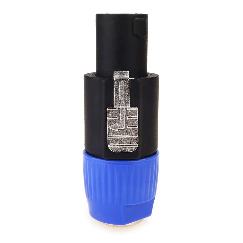 Speakon to 1/4 Adapter Connector, Upgraded NANYI 1/4" Female to NL4FC Male Connectors are for Converting 1/4" Cables to NL4FC Plug for Speaker/Amplifier/Mixer (Speakon to 1/4 Adapter - 2PCS) Speakon to 1/4 Adapter - 2PCS