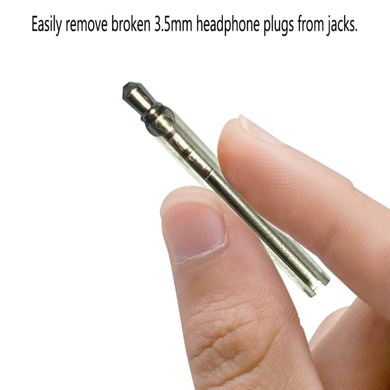 Headphone Jack Removal Tool, Tube Grip Stick Puller, Jack Remover ï¼ŒHeadphone Plug Extraction Tool- Remove Broken Headphone Plug from Headphone Jack of Mobile Devices 6 PCS