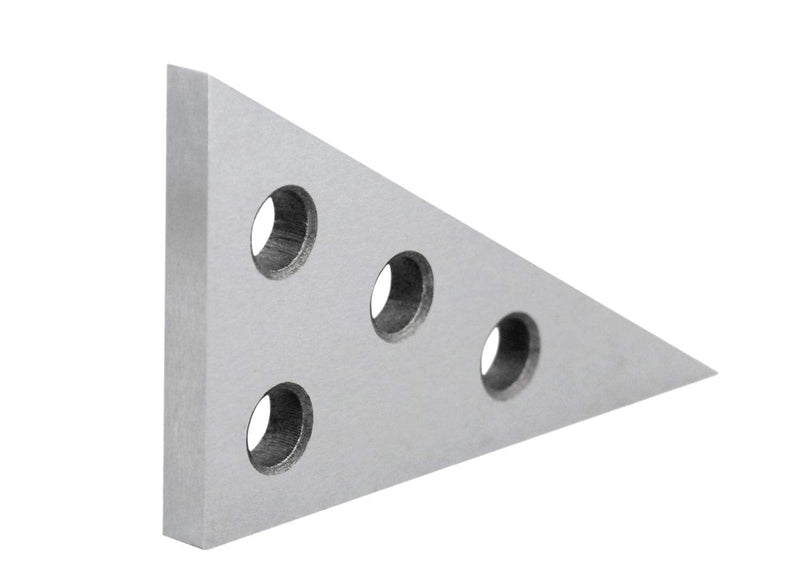 Accusize Industrial Tools 2 Pcs Solid Angle Plate Set, 30-60-90 Deg and 45-45-90 Deg, 3610-9010