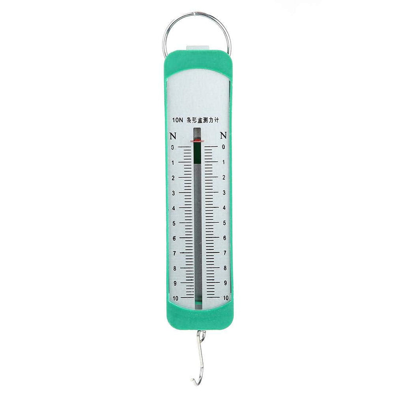 Oumefar 10N Newton Meter Plastic Spring Dynamometer Rod Physics Mechanical Experiment Instrument Spring Balance High Resolution for Physics Mechanical Experiments