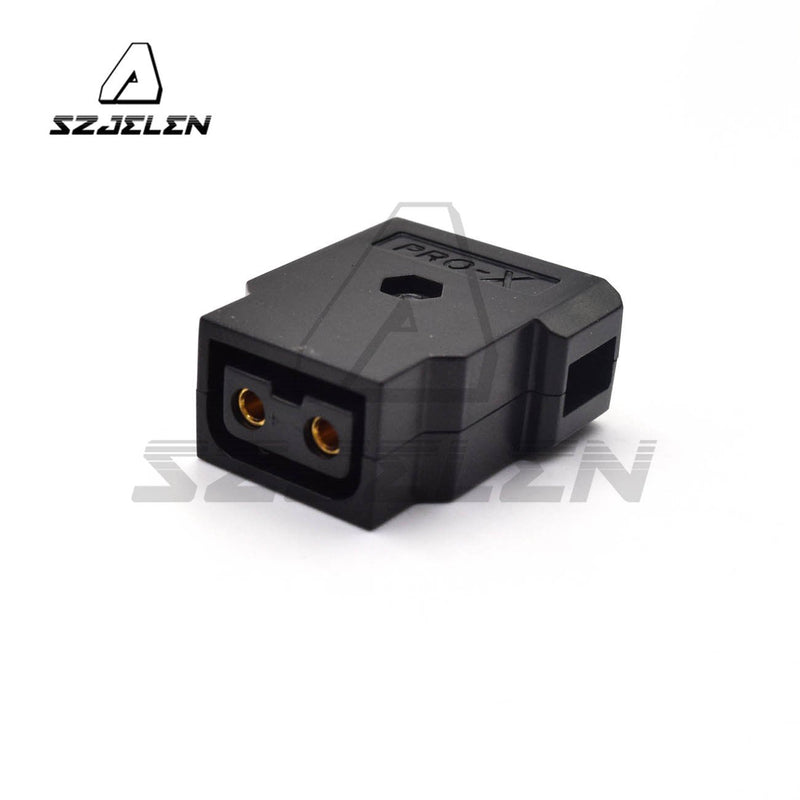 SZJELEN 2pcs P-tap D-tap Female Type B Rewirable DIY Socket for DSLR Power Supply Anton Bauer V Mount Plate Battery P-tap Splitter (Female d-tap Plug) 2pcs Female d-tap plug