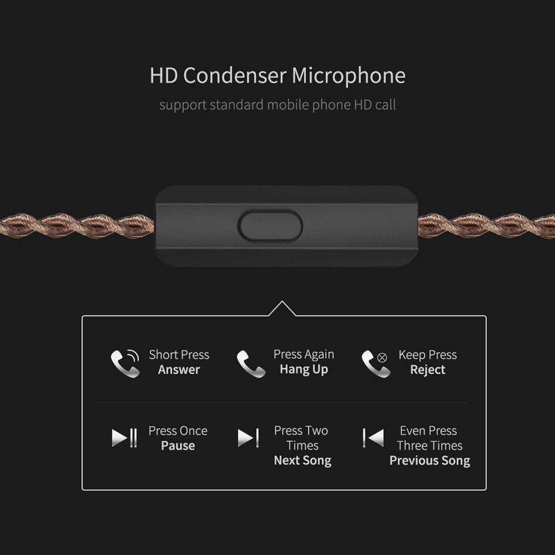 Linsoul KZ ZSX 5BA+1DD 6 Driver Hybrid in-Ear HiFi Earphones with Zinc Alloy Faceplate, 0.75mm 2 Pin Detachable Cable for Audiophile Musician (Without mic, Cyan) without mic