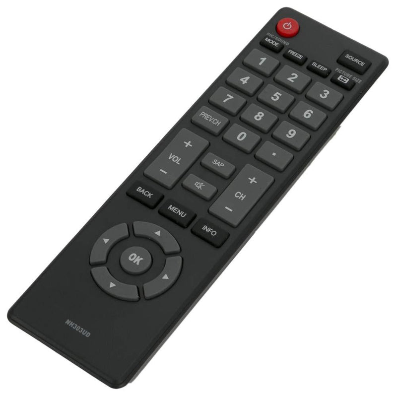 New NH303UD Remote Control fit for Emerson TV LE290EM4F LE391EM4 LF280EM5 LF280EM5F LF320EM4F LF320EM5F LF391EM4 LF391EM4A LF391EM4F LF401EM5 LF401EM5F LF501EM5 LF501EM5F LF551EM5 LF551EM5F