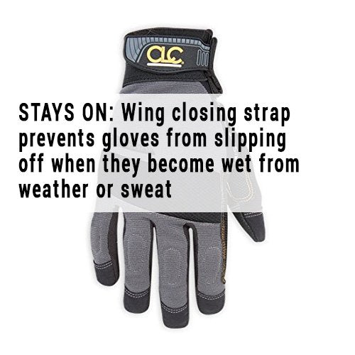 CLC Custom Leathercraft 125L Handyman Flex Grip Work Gloves, Shrink Resistant, Improved Dexterity, Tough, Stretchable, Excellent Grip Large (Pack of 1)