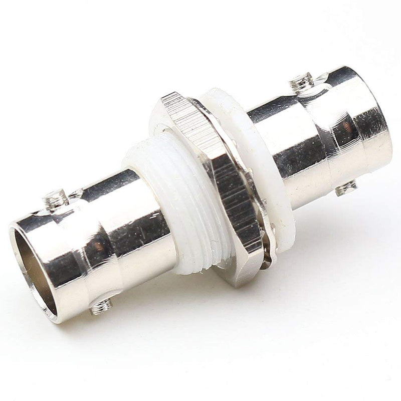 ANHAN BNC Female to Female Bulkhead Connectors,BNC Female Coupler BNC Bulkhead Coax Extension Cable Adapters for CCTV Camera Security System 10Packs BNC Female Bulkhead 10pcs