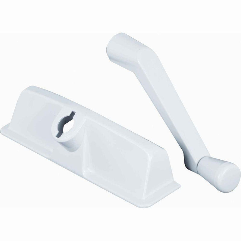 Prime-Line TH 24003 Operator Cover & Crank Handle, 11/32 in. Drive Spline, Diecast & Plastic, White