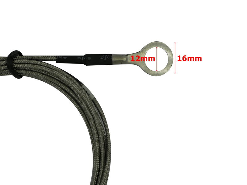 Universal Cylinder Head Temperature CHT Sensors K Type Thermocouple with 12mm Inner Diameter Washer & 10 feet Cable