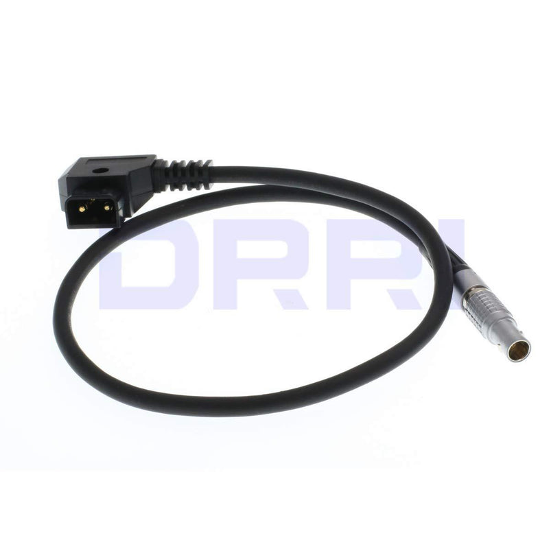 DRRI 18" D-TAP to 0B 2pin Male Power Cable for Teradek Bond,Teradek,Paralinx,Preston MDR-3 Straight cable 60CM