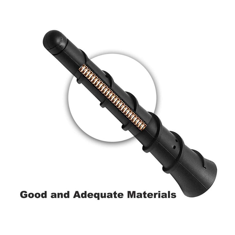 BASIKER Short Antenna Compatible with Jeep Grand Cherokee Liberty Compass Dodge Durango Journey Avenger Dart Chrysler 200 Fiat 500 OEM 5091100AA | 4.5" Flexible Antenna Replacement | Strong Reception 4-1/2 Inch