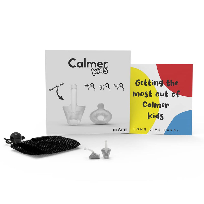 Flare Audio® Calmer® Kids Translucent – in Ear Device to Gently Soothe Sound sensitivities and Reduce Stress - Ideal for Sensitive Hearing, Autism, ADHD