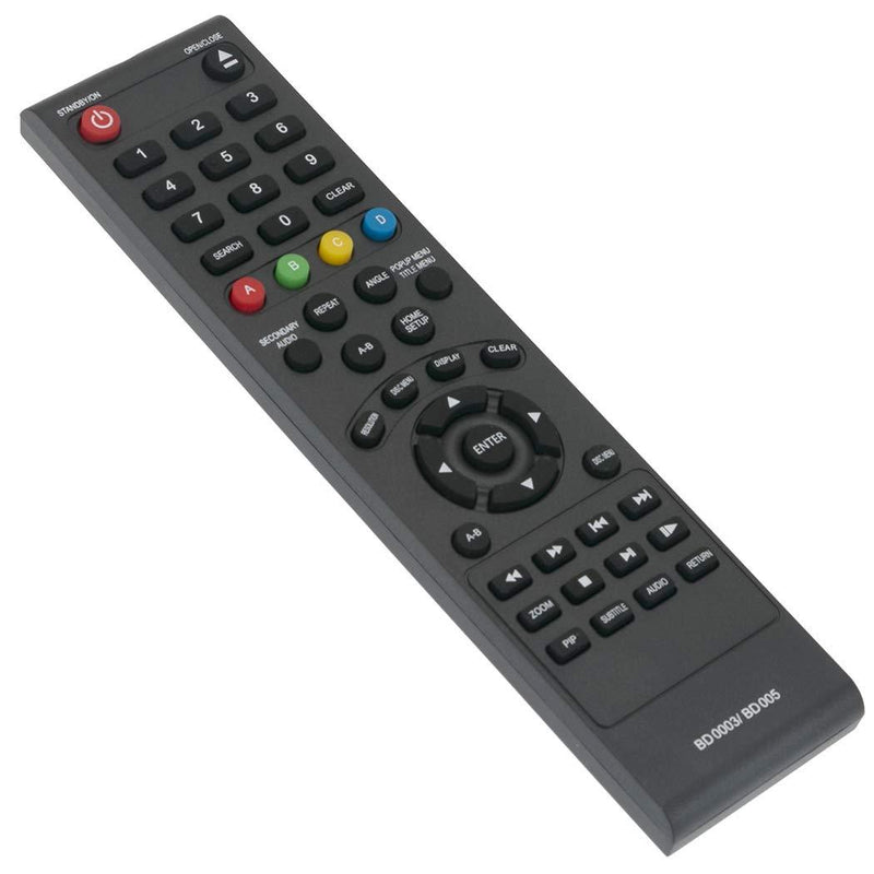 New BD003 BD0003 BD005 Blu-ray Player Replace Remote fit for Insignia NS-WBRDVD2 NS-WBRDVD2-CA NS-WBRDVD NS-BRDVD3 NS-BRDVD3-CA NS-BRDVD4 NS-BRDVD4-CA NS-BDLIVE01 NS-BRDVD2 NS-WBRDVD2 NS-WBRDVD2-CA