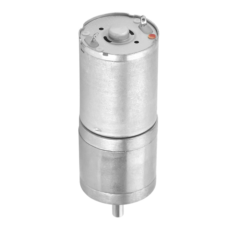 Akozon Gear Motor 12v 300RPM 25mm 25GA-370 Large Torque Low Speed Low Noise Metal Gear Motor with Low Speed for Electronic Lock