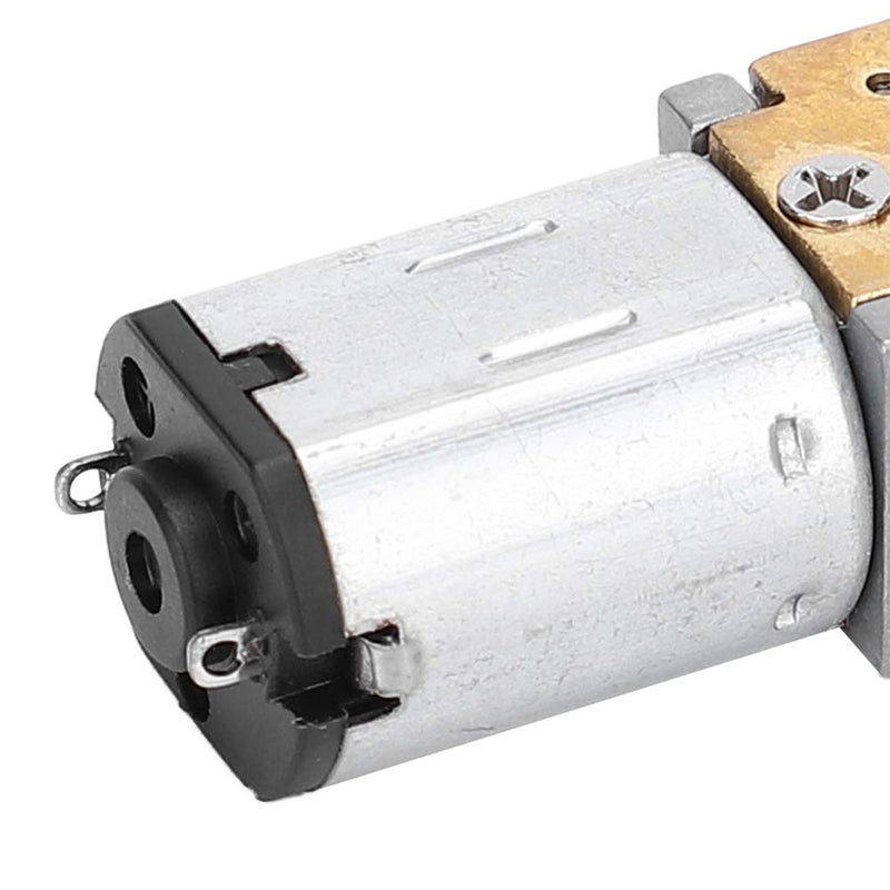 Mini gear motor, micro turbo worm gear motor 1218GE-N20 reduction gear motor, for electronic locks, intelligent cars, robots and cameras (DC3V 30RPM) (DC3V 16RPM) DC3V 16RPM