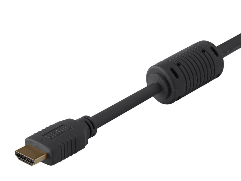 Monoprice HDMI High Speed Cable - 4 Feet - Black, 4K@60Hz, HDR, 18Gbps, YUV 4:4:4, 28AWG - Select Series