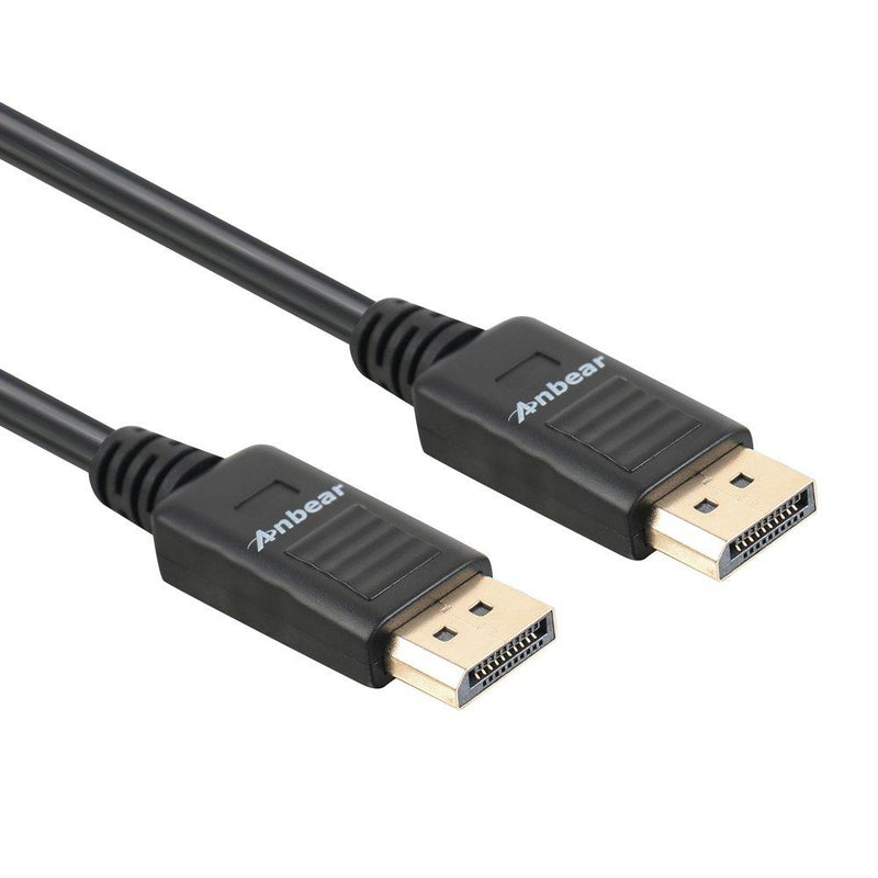 DisplayPort to Displayport Cable 6 Feet,Anbear Gold Plated Display Port to Display Port Cable 4K@60HZ Resolution(Male to Male) for DisplayPort Enabled Desktops and Laptops to Connect to Displays 6FT