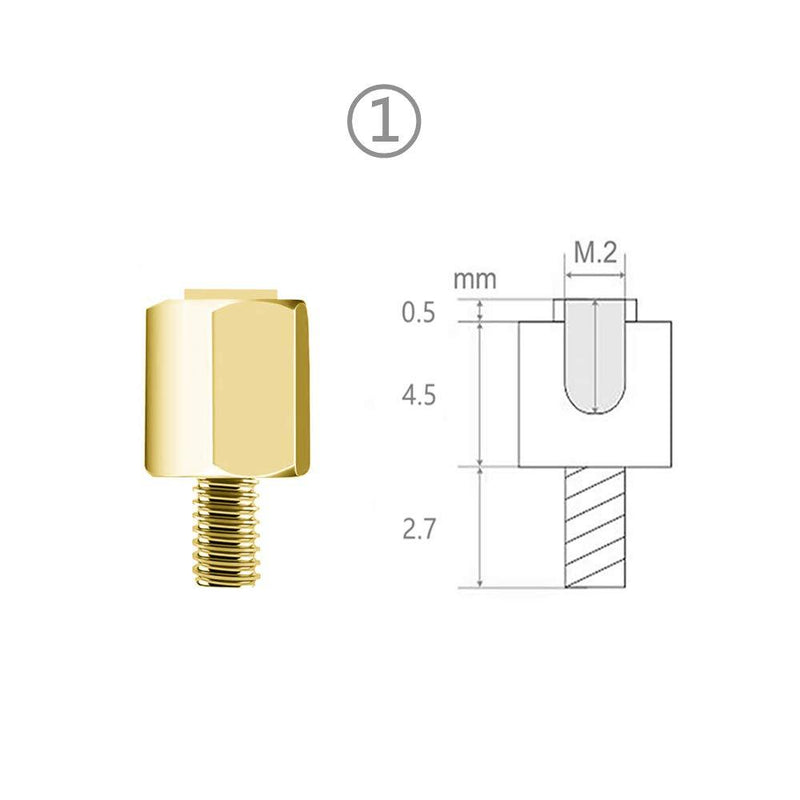 M.2 SSD Mounting Screws Kit for Asus Gigabyte ASRock Msi Motherboards ï¼ˆ20pcsï¼‰ AVE-003