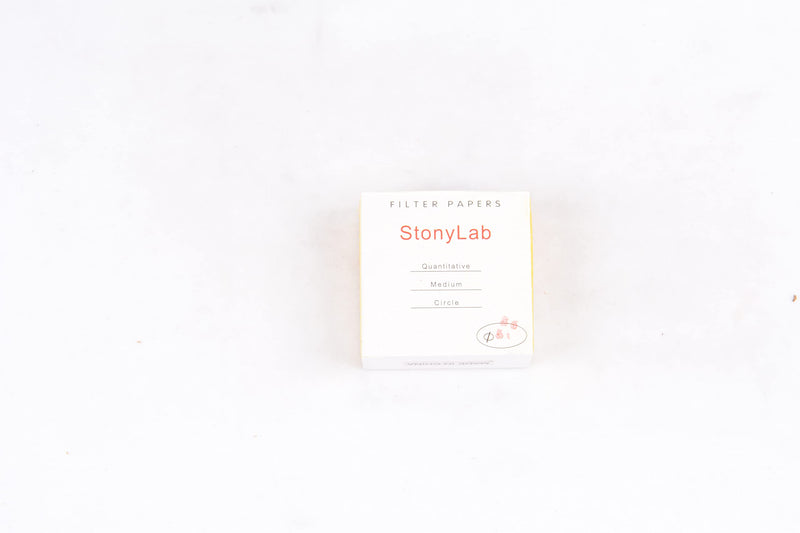 stonylab Quality filter paper round, cellulose filter paper with 56 mm diameter and a filtration speed of 20 microns, pack of 100 pieces 56 mm diameter white