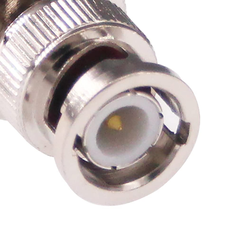 RFaha 2pcs BNC Male to UHF Female SO-239 SO239 RF Coax Adapter BNC to UHF Coaxial Connector Adapter(F37-2)