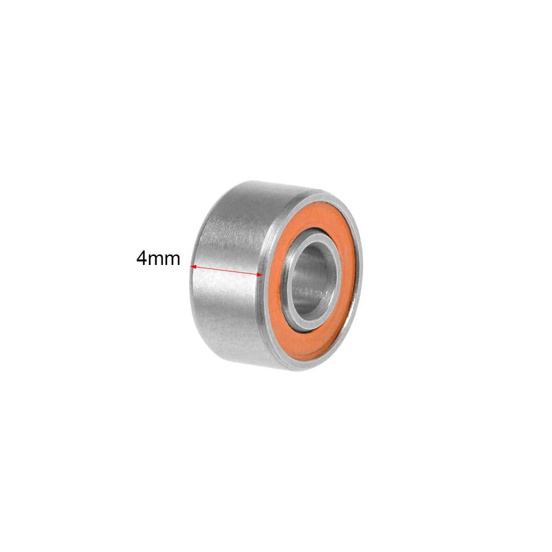 uxcell S693C-2OS Hybrid Ceramic Ball Bearing 3x8x4mm ABEC-7 Stainless Steel Bearings