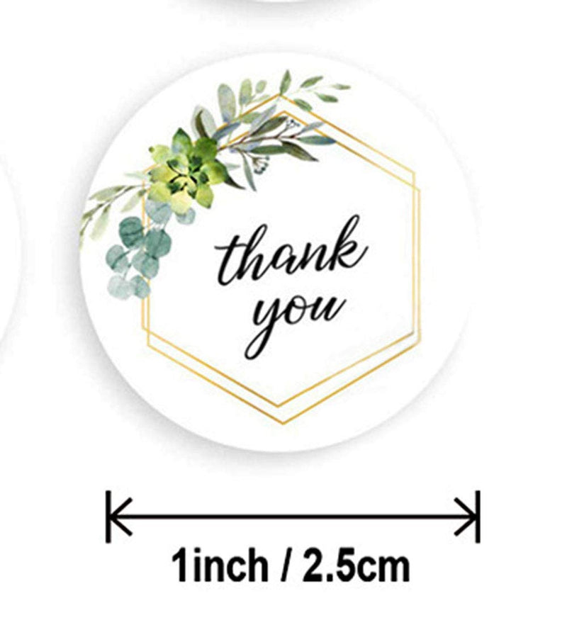 Thank You Stickers 1000pcs 1 Inch Cute Stickers for My Orders Placed Shipping Boxes Small Business Supplies Gift Card Thank You Cool Stickers (Dark Green, 1'') Dark Green 1''