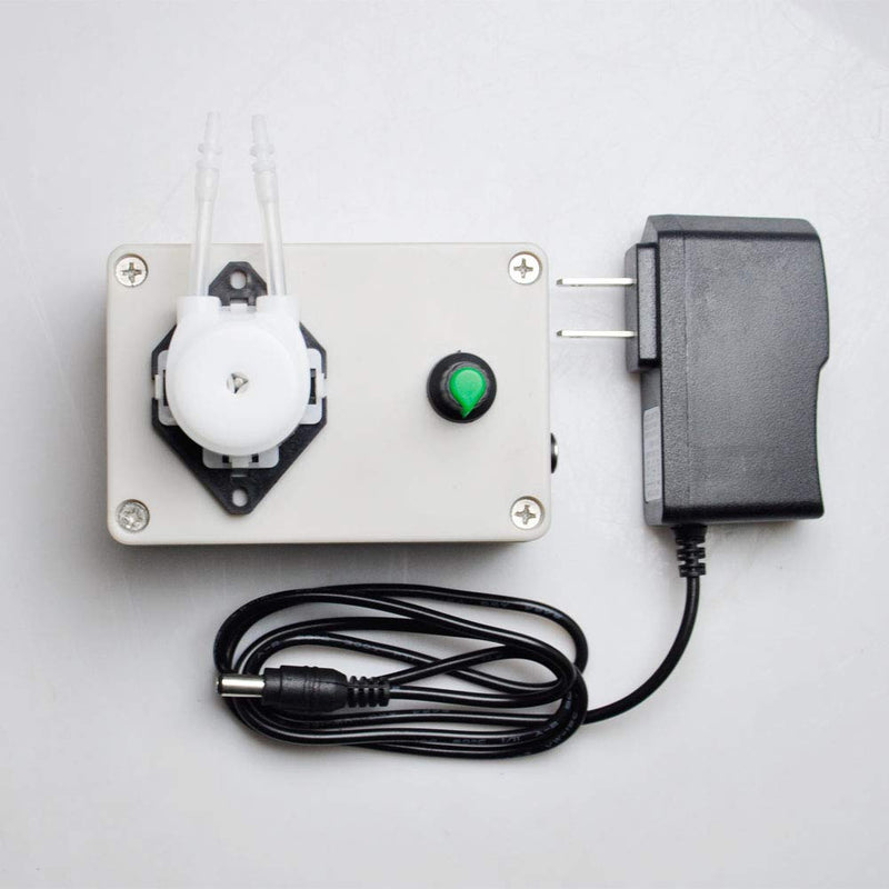 Gikfun 12V Adjustable Peristaltic Dosing Pump Liquid Metering Pump with Adapter for Aquarium Lab Analytical EK1960
