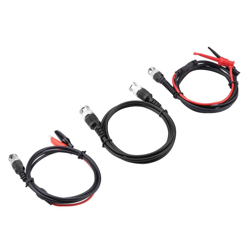 Coaxial Cable BNC to Crocodile Chip Multimeter Test Cable Hook Set Testing Lead Kit Oscilloscope Probes Cable BNC to Alligator Clips Test Cable