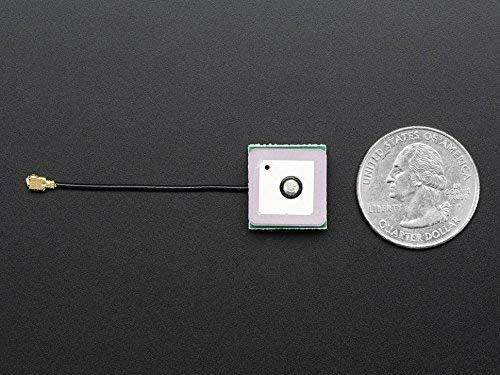 Adafruit Passive GPS Antenna uFL - 15mm x 15mm 1 dBi gain [ADA2461]