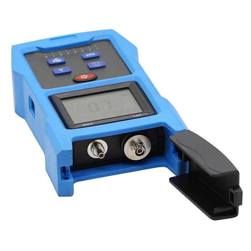 YICIZOL Optical Power Meter -70~+10 dBm and 10mw Visual Fault Locator and RJ45 testing Functions 3 in 1 Fiber Light Tester with 6 Calibrated Wavelength (opm2) opm2