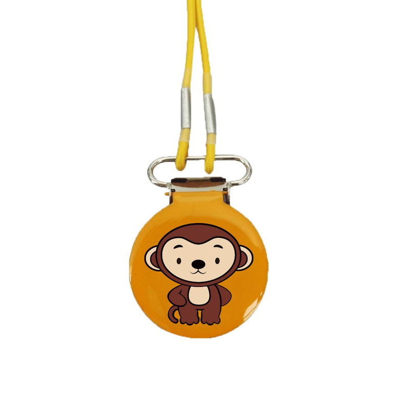 Hearing Aid Protection Hearing Aid Holder Protector for BTE and ITE with Cartoon Design (Monkey) Monkey
