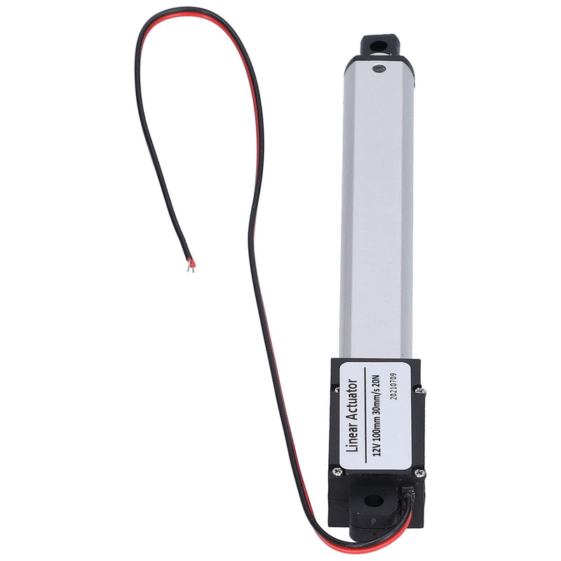 BTER Electric Linear Actuator, DC 12V 100mm Stroke Linear Actuator, 150N/70N/50N/20N High Speed Low Noise Mini Linear Actuator for Industrial, Agricultural Machinery(30mm/s 20N) 30mm/S 20n