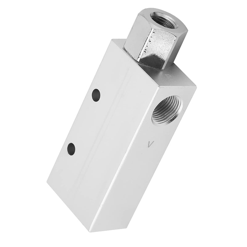 Vacuum Ejector, Vacuum Generator Valve, Compact Aluminum Alloy Ejector with Silencer, Pneumatic Suction Cup, 1/4" Pneumatic Connector Valve Accessories for DIY Pneumatic Mechanical
