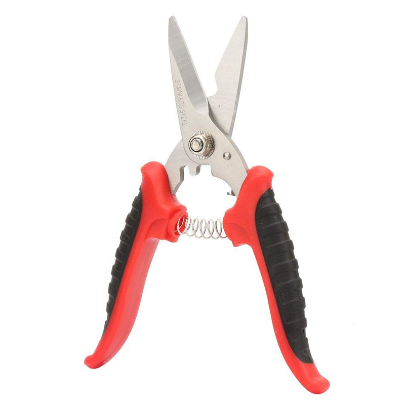 Straight Cut Shears Heavy Duty Metal Sheet Cutter 200mm Gardening Scissors with Non-Slip Handle for Cutting Hard Meterial