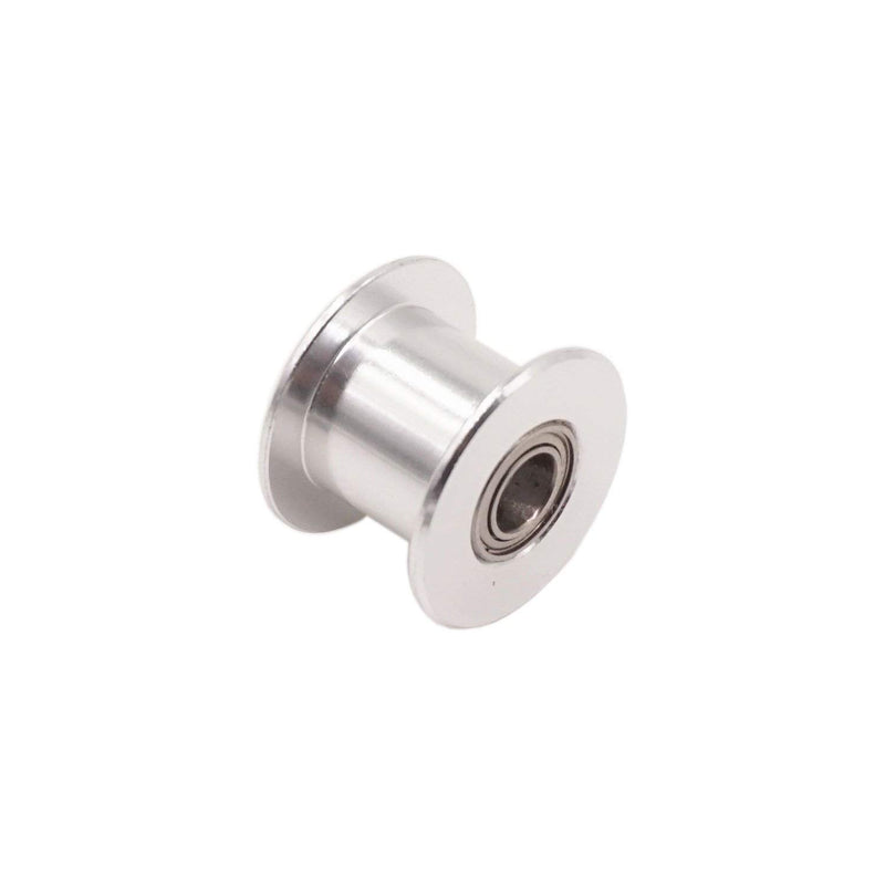 WINSINN GT2 Idler Pulley 20 Toothless 5mm Bore 10mm Width Timing Pulley Wheel Aluminum for 3D Printer (Pack of 5Pcs) 10mm Belt 20T Toothless 5mm Bore