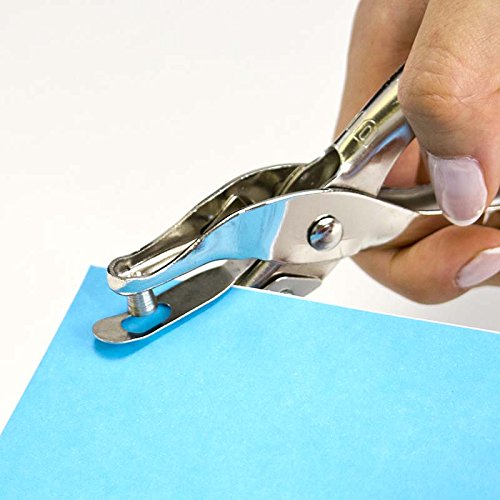 Officemate 1- Hole Punch, 5 Sheet Capacity, Silver (90091) Single