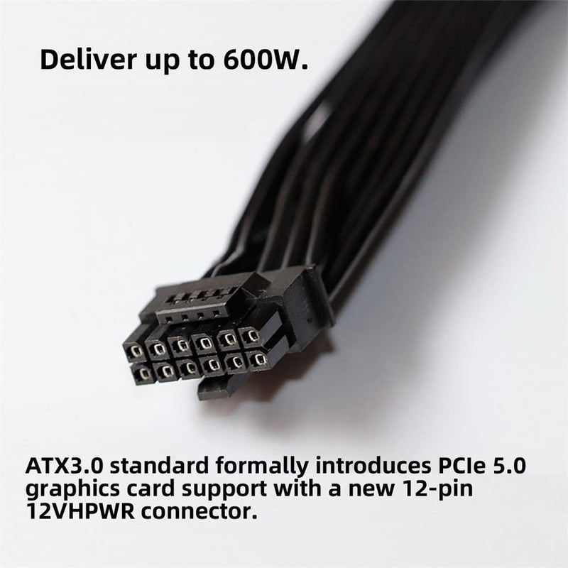 NFHK 12VHPWR ATX3.0 PCI-E 5.0 Power Modular Cable to Dual ATX 8Pin for 3080 3090TI PSU 16Pin 12+4P Graphics Card