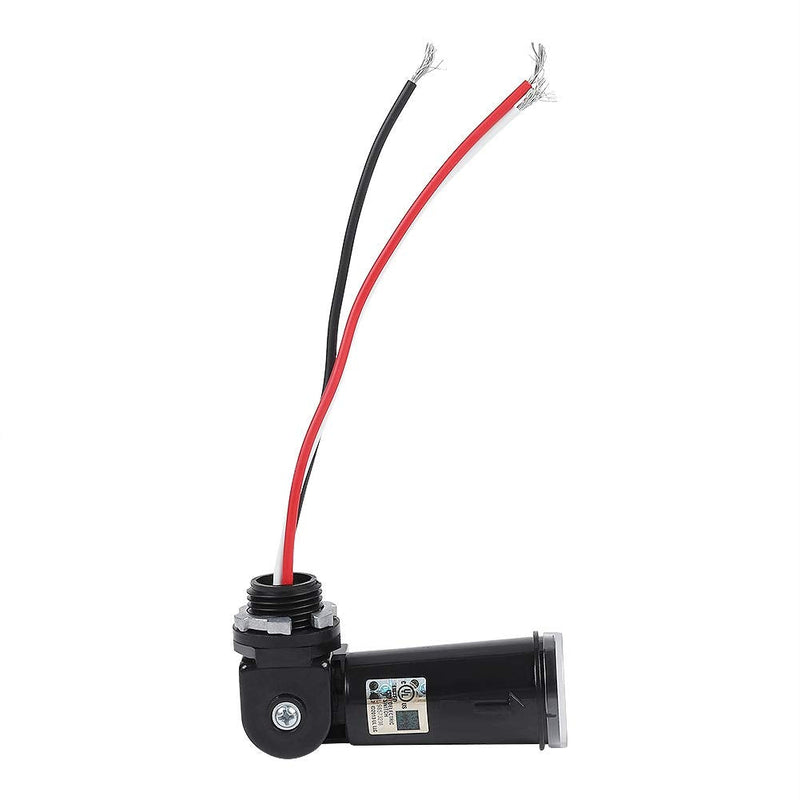 Photoelectric Switch Sensor 120V Photocell Dusk to Dawn Button Photo Control Eye Switch Flush Mount