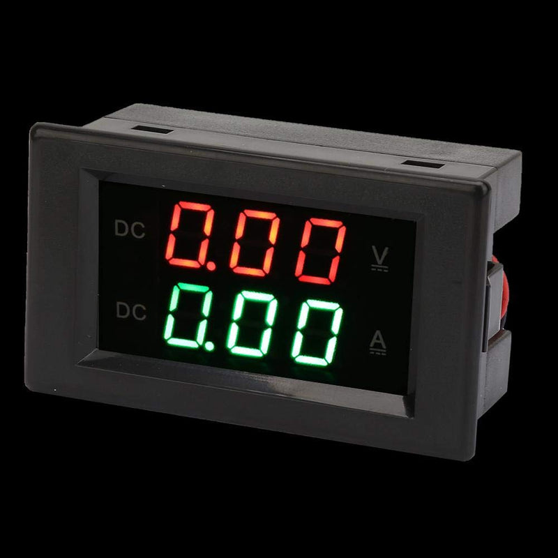 Ampere Meter, YB4835VA DC0~100V 20A Dual Display Integrated Voltage Ampere Meter Used to Monitor the Voltage of the Battery