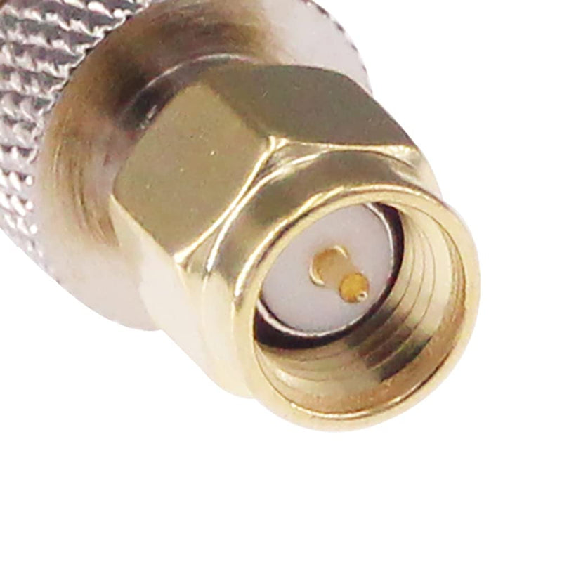 RFaha 5pcs SMA Male to F Female RF Coax Adapter SMA to F Coaxial Connector Adapter for RTL-SDR/Antenna/Cell Phone Booster(F15-5)