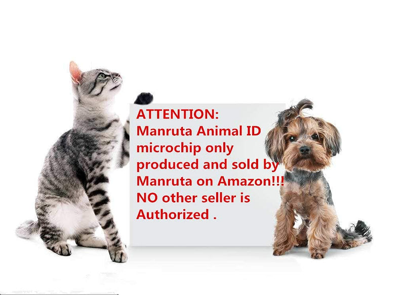 5 Pack Pet Microchip 134.2Khz Animal ID Chips with Syringe for Animal Identification ISO 11784/11785 and FDX-B Standard 2.12X12mm 2.12X12 mm 5 pack