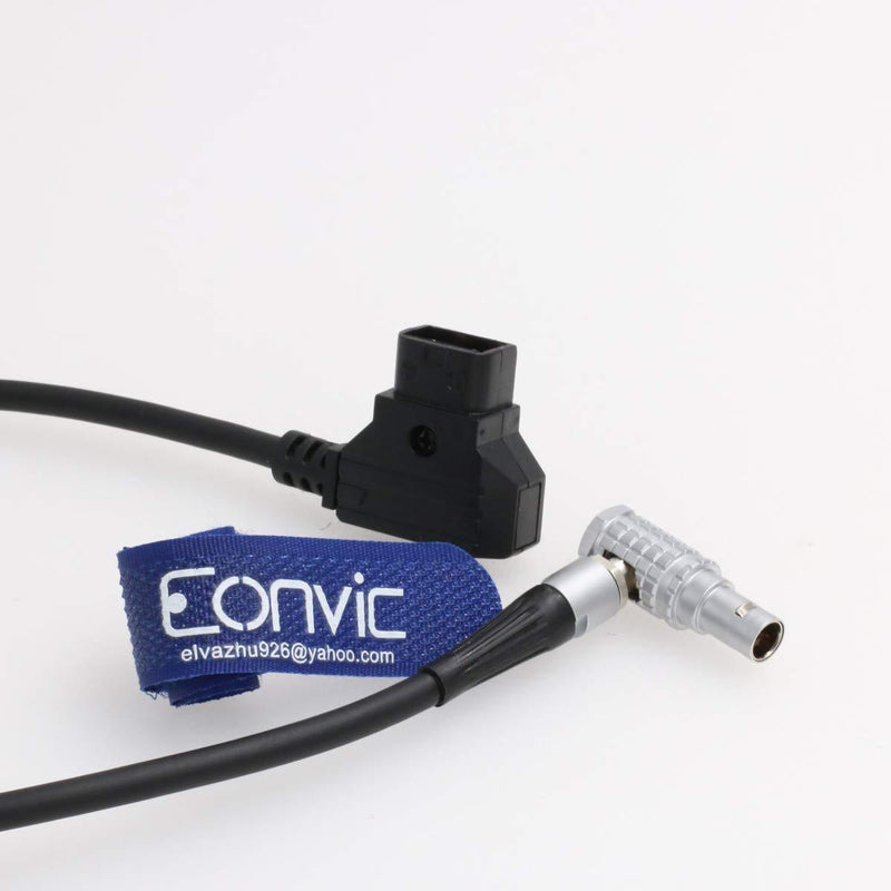 Eonvic D-TAP to 0B 2 pin Power Adapter Cable for Teradek Bond 18" (Right Angle 2Pin) Right Angle 2Pin