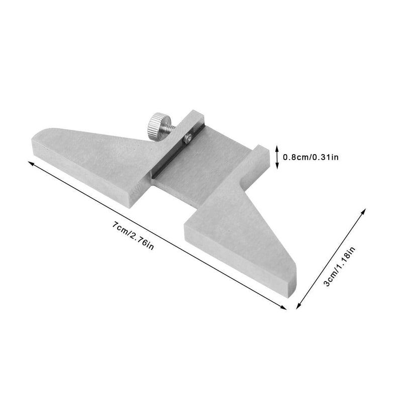 Caliper Depth Base, Depth Base Attachment for Dial Digital Vernier Caliper, Steel Depth Gauge Base, Caliper Depth Base Attachment Measuring Accessories, for Dial/Digital/Vernier Calipers