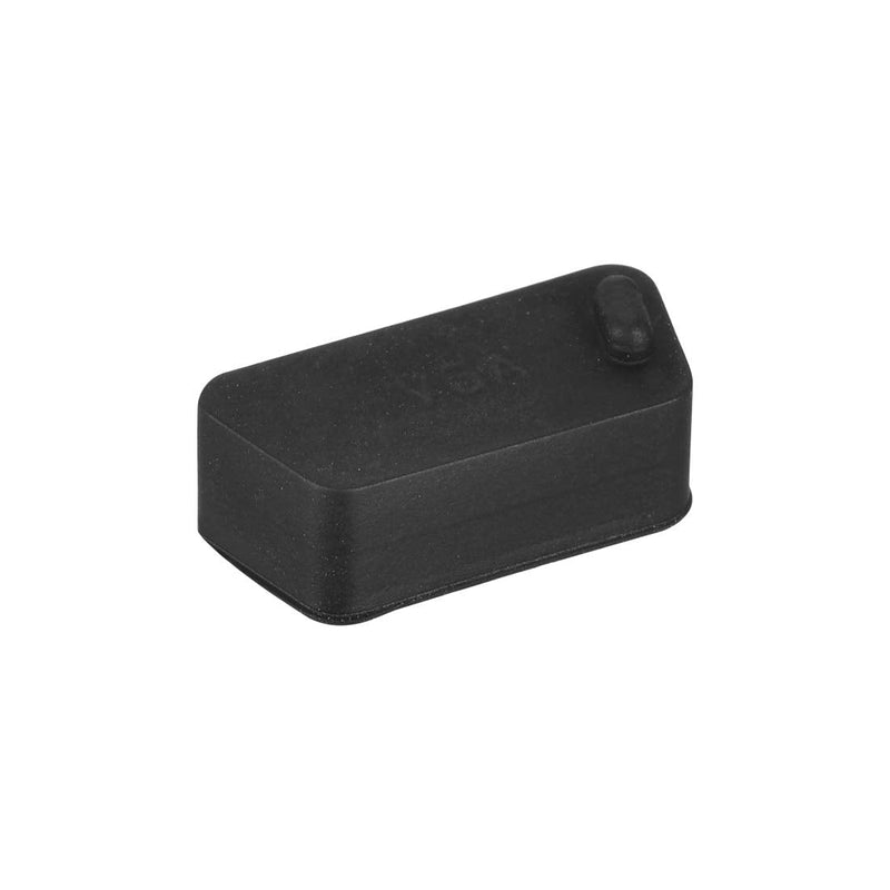 uxcell 5pcs VGA Port Silicone Protectors Cap Cover Anti Dust for DB9, RS232, 15mmx7mm Black
