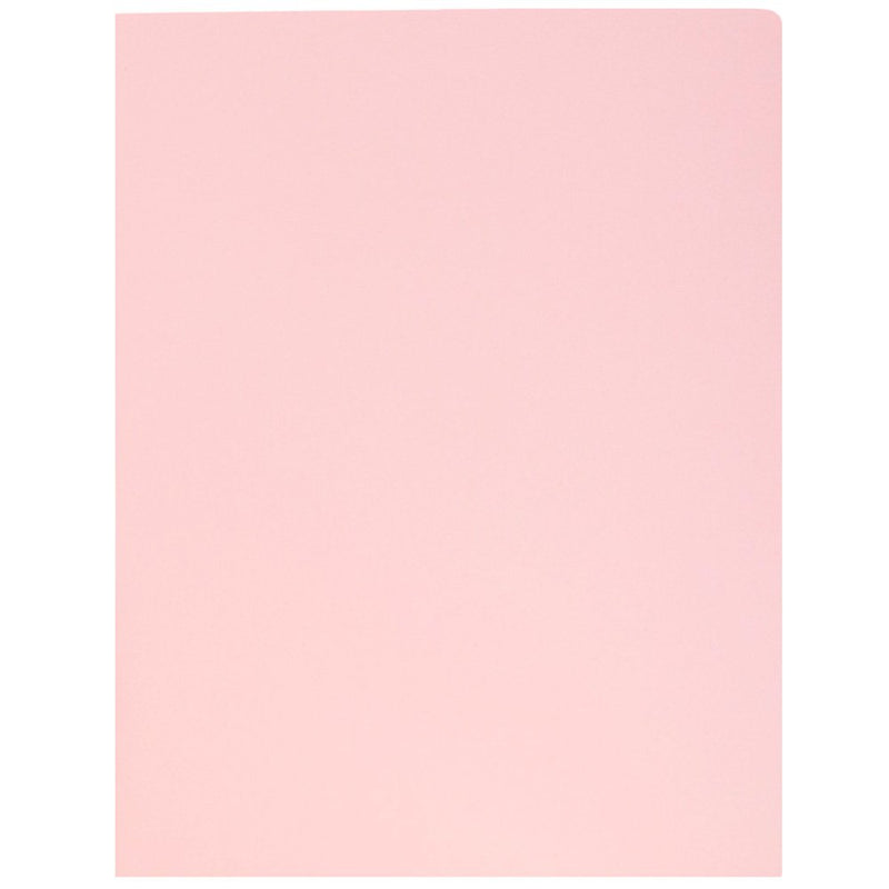 JAM PAPER Premium Matte Cardstock Twin Pocket Folders - Baby Pink Pastel - 6/Pack 6 pack