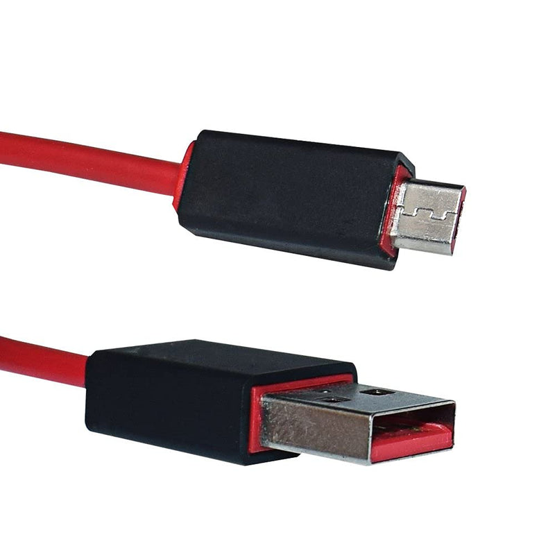 Replacement Charger Cable Power Supply Cord Compatible with Wireless Beats by Dr.Dre Powerbeats 2 Powerbeats 3 Solo Studio Headsets Earphones (Red/3.3ft) Red/3.3ft