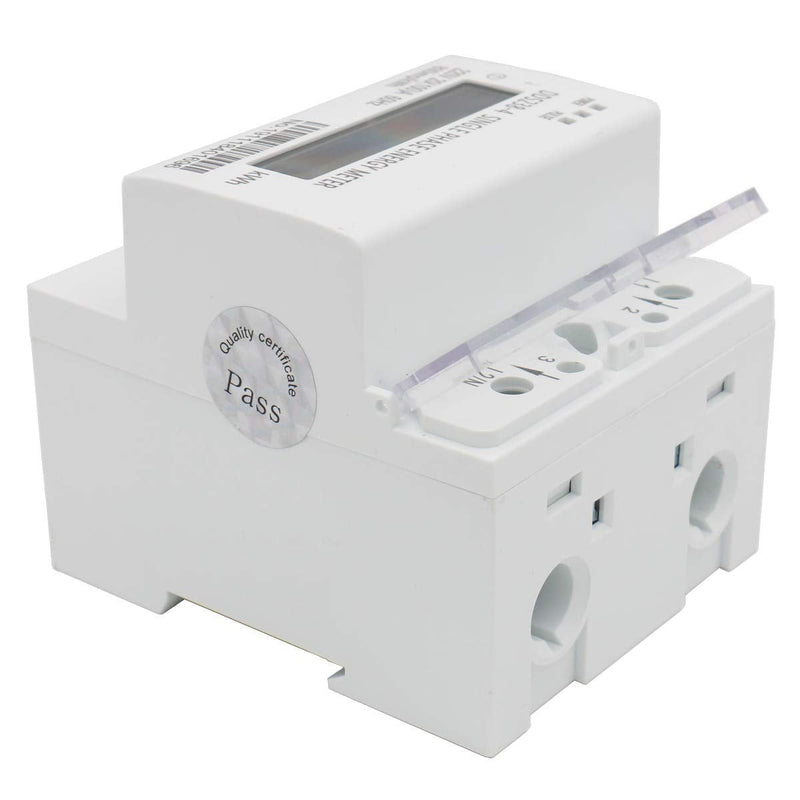 Baomain DDS238-4 20(100) Single Phase DIN-rail Type Kilowatt Hour kwh Meter 220V 60Hz 20(100) A 1pcs