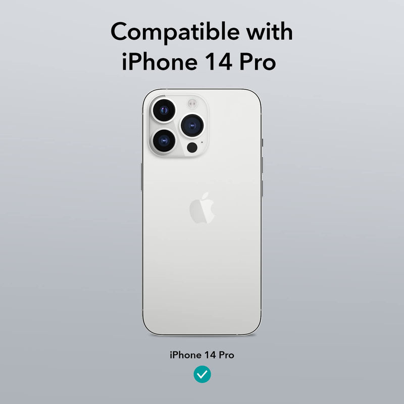 ESR Classic Hybrid Magnetic Case with HaloLock, Compatible with iPhone 14 Pro case, Compatible with MagSafe, Shockproof Military-Grade Protection, Scratch-Resistant Back, Clear