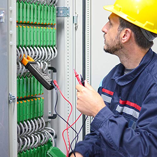 CEM DT-380 Compact 2000 Counts AC Autoranging Clamp Meters with Flashlight,Amp,Volt,Ohm,Diode,Resistance,Temperature,Diode,and NCV Function