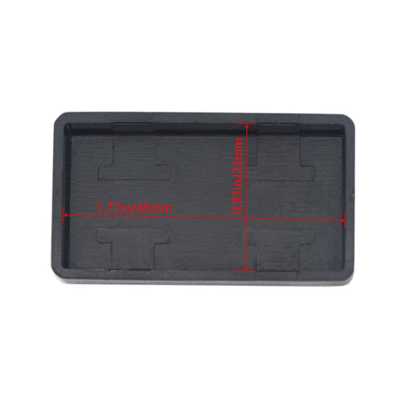Zulkit 5Pcs Project Boxes ABS Plastic Electrical Project Case Power Junction Box Black 1.97 x 1.10 x 0.59 inch (50 x 28 x 15 mm) 1.97" x 1.10" x 0.59"