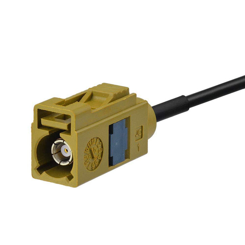 wlaniot Fakra K Female to Male Pigtail Cable RG174 16.4ft Sirius Antenna Extension Cable Truck/RV XM Satellite Radio Antenna Fakra K Cable